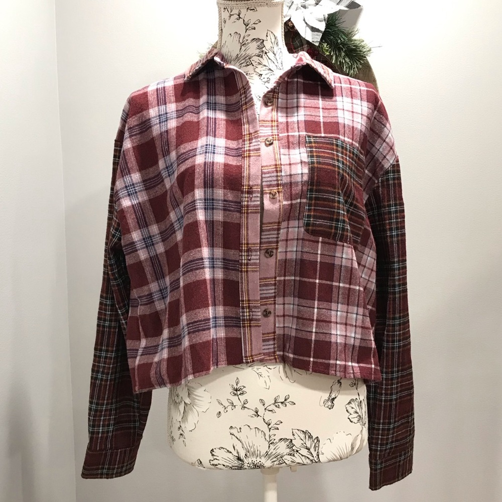 Forever 21 Crop Flannel